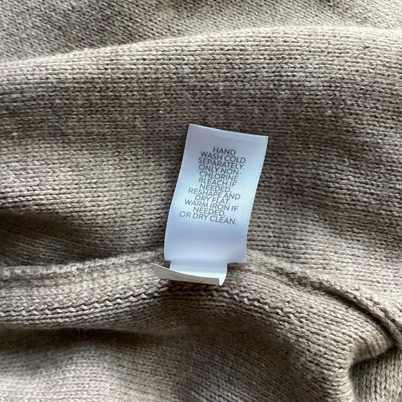 NWT PURE JILL JACQUARD FRINGE GILET COLOR: LT MOCHA HTHR SIZE: 2X - Picture 14 of 14